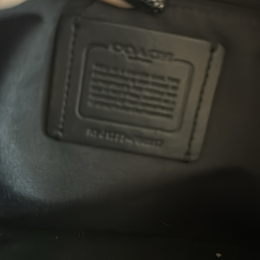 COACH | Black Signature Canvas Sierra Mini Satchel Authentic - Picture 7 of 15